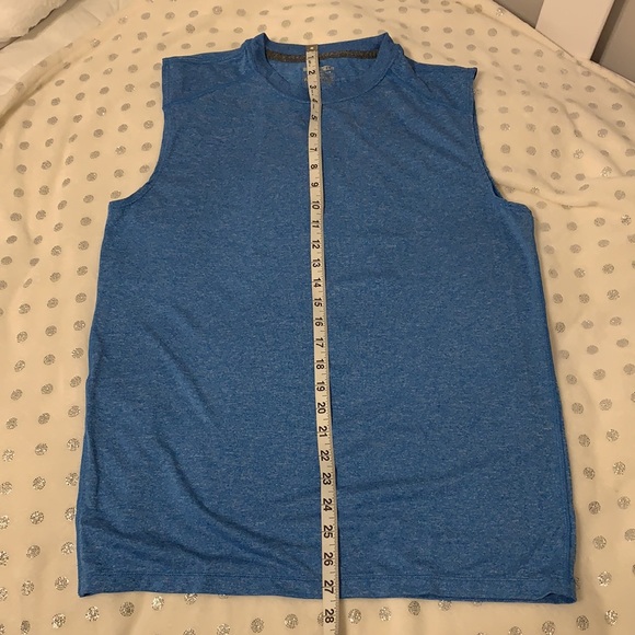 Layer 8 Performance Muscle Top Blue, M Long - Picture 3 of 4